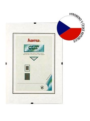 detail Hama clip-Fix, průhledný plast, 29,7x42cm A3