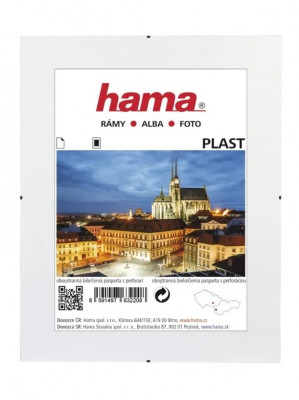 Clip rám Hama průhledný plast 40x50cm POUZE OSOBNÍ ODBĚR