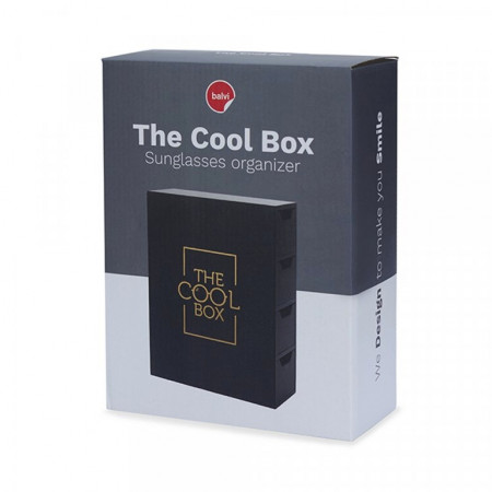 detail Balvi - THE COOL BOX, krabice na sluneční brýle, černá