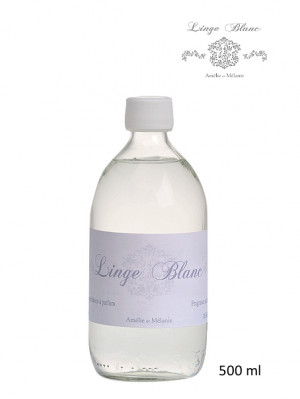 AMÉLIE et MÉLANIE Linge Blanc, náhradní náplň difuzéru 500 ml