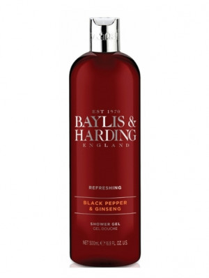 Baylis&Harding Sprchový gel - Černý pepř & ženšen, 500 ml