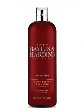 detail Baylis&Harding Sprchový gel - Černý pepř & ženšen, 500 ml
