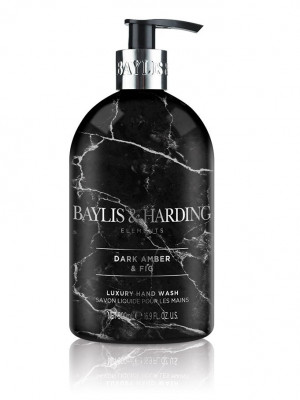 Baylis & Harding DARK AMBER & FIG, tekuté mýdlo 500 ml