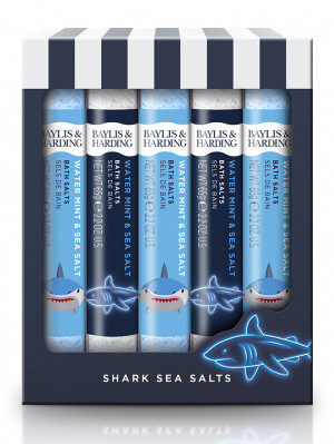 Baylis & Harding SHARK sůl do koupele 5x 65 g