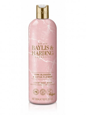 Baylis&Harding Pink Blossom&Lotus Flower, sprchový gel 500 ml