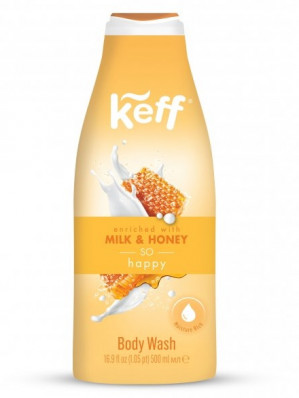 Keff Mycí gel - Mléko a med, 500ml