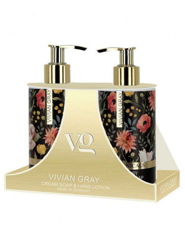 Vivian Gray BOTANICALS, tekuté mýdlo+krém na ruce 2x 250 ml