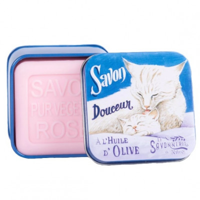 La Savonnerie Mýdlo v plechové dóze 100 g - CAT & KITTEN
