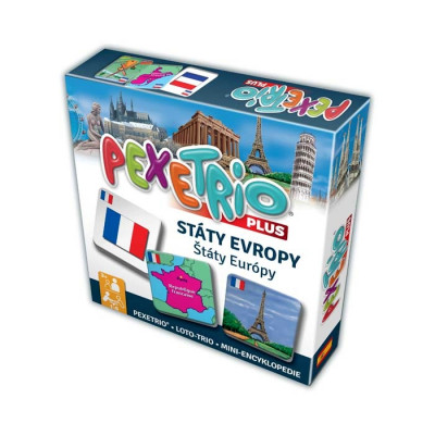 PEXETRIO plus - STÁTY EVROPY, dětská vzdělávací hra