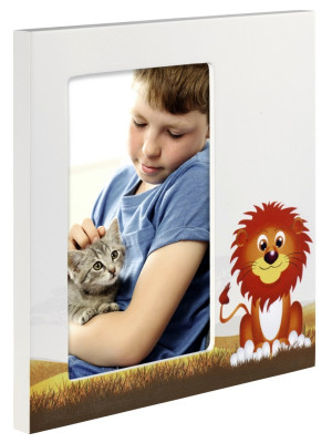 Hama portrétový rámeček LION LEO, bílý, 10x15 cm