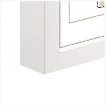 detail Hama rámeček dřevěný KOPENHAGEN, bílá, 50x70 cm POUZE OSOBNÍ ODBĚR