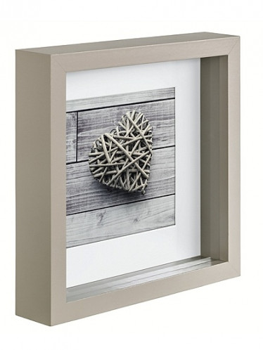 Hama portrétový rámeček dřevěný SCALA, 23x23 cm, šedý