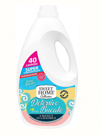 detail Sweet Home PURO BUCATO (čisté prádlo), prací gel 2000 ml