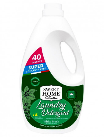 detail Sweet Home WHITE MUSK, prací gel 2000 ml (laundry detergent)
