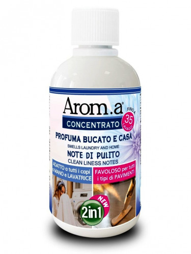 Arom.a CLEAN LINESS NOTES 2v1, parfém do pračky či pevné povrchy 250ml