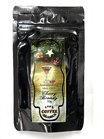 detail Aromatizovaná mletá káva 70 g - CHERRY BRANDY