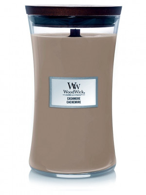 Vonná svíčka WoodWick CASHMERE, velká 609,5 g