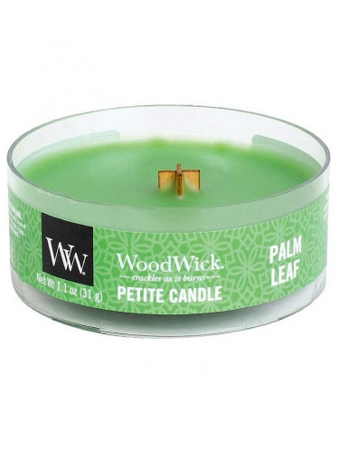 WoodWick PETITE PALM LEAF,vonná čajová svíčka 31 g