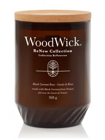 detail WoodWick ReNew BLACK CURRANT & ROSE, svíčka velká 368 g