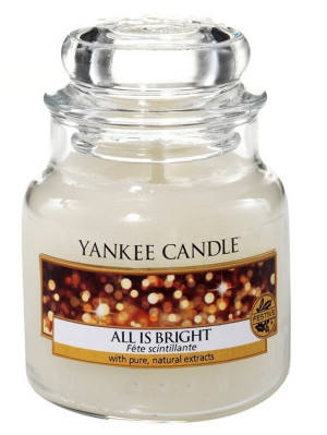 Vonná svíčka Yankee Candle ALL IS BRIGHT classic malý 104 g