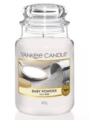 Vonná svíčka Yankee Candle BABY POWDER classic velký 623 g