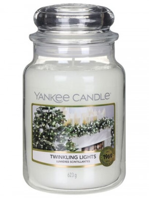 Vonná svíčka Yankee Candle TWINKLING LIGHTS classic velký 623 g