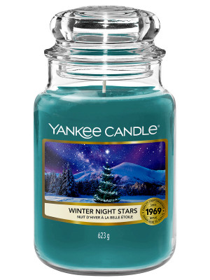 Vonná svíčka Yankee Candle WINTER NIGHT STARS, classic velký 623 g