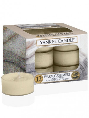 Yankee Candle WARM CASHMERE čajové svíčky 12ks