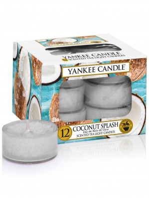 Yankee Candle COCONUT SPLASH čajové svíčky 12ks