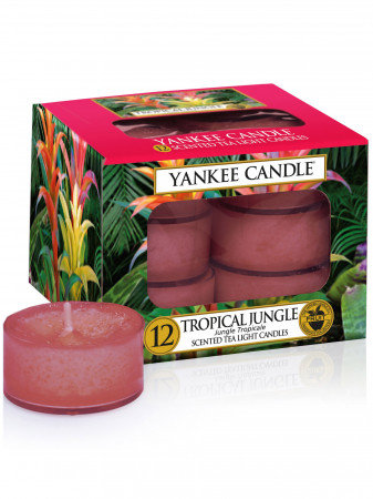 detail Yankee Candle TROPICAL JUNGLE čajové svíčky 12 ks