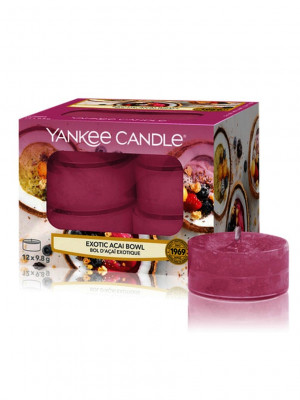 Yankee Candle EXOTIC ACAI BOWL čajové svíčka 12ks