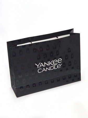 detail Yankee Candle DÁRKOVÁ TAŠKA černá XL - 30x40x12cm