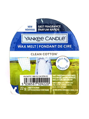 Yankee Candle CLEAN COTTON vonný vosk 22 g NEW