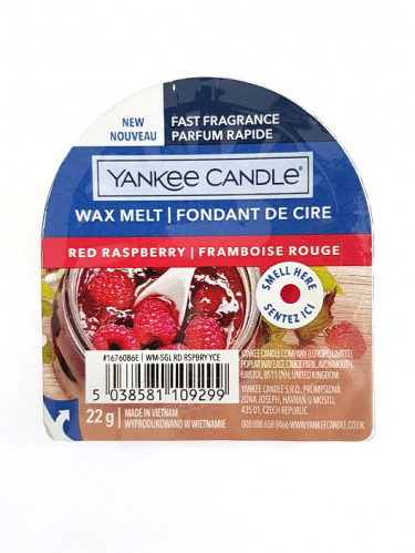 Yankee Candle RED RASPBERRY vonný vosk 22 g NEW