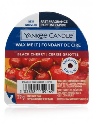 Yankee Candle BLACK CHERRY vonný vosk 22 g NEW