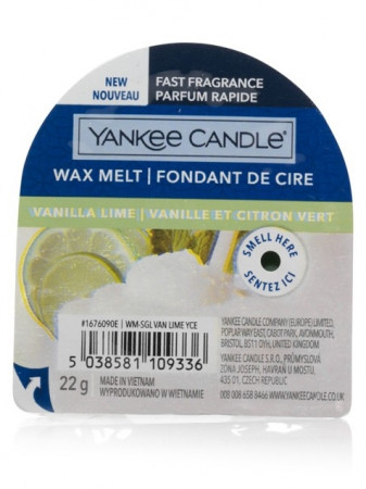 detail Yankee Candle VANILLA LIME vonný vosk 22 g NEW