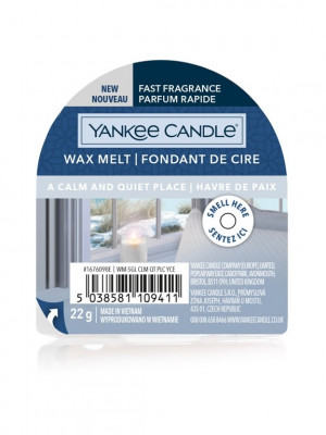 Yankee Candle A CALM & QUIET PLACE, vonný vosk 22 g NEW