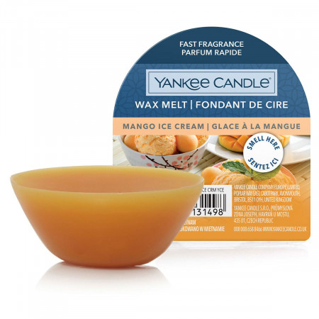 detail Yankee Candle MANGO ICE CREAM, vonný vosk 22 g NEW
