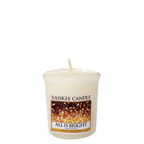 Vonná svíčka Yankee Candle ALL IS BRIGHT votivní 49 g