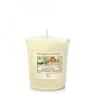 Vonná svíčka Yankee Candle BANOFFEE WAFFLE, votivní 49 g