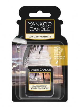 detail Yankee Candle BLACK COCONUT gelová visačka do auta 1 ks