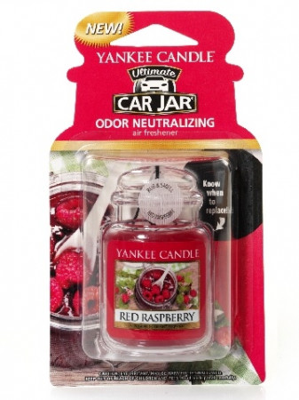 detail Yankee Candle RED RASPBERRY gelová visačka do auta 1 ks