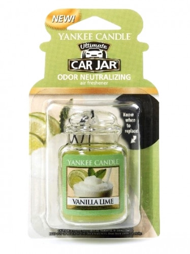 Yankee Candle VANILLA LIME gelová visačka do auta 1 ks