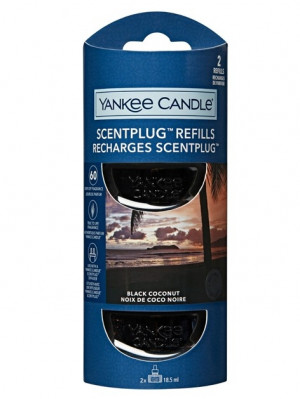 Yankee Candle BLACK COCONUT náplň pro vůni do elektrické zásuvky, 2x 18,5ml