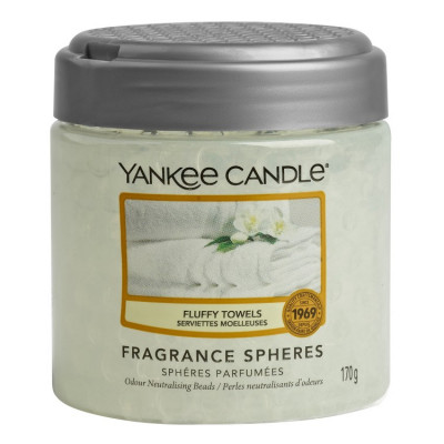 FRAGRANCE SPHERES Yankee Candle FLUFFY TOWELS voňavé perly 170g