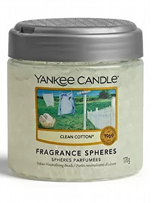 FRAGRANCE SPHERES Yankee Candle CLEAN COTTON vonné perly 170g