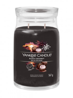 Yankee Candle BLACK COCONUT, Signature velká svíčka 567 g