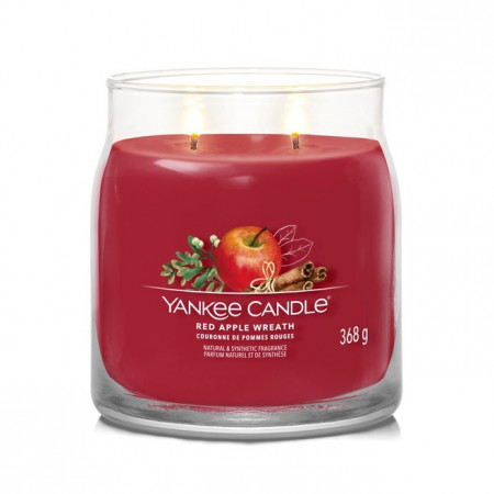 detail Yankee Candle RED APPLE WREATH, signature střední 368 g