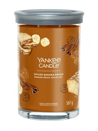 detail Yankee Candle SPICED BANANA BREAD, Signature velký tumbler 567 g