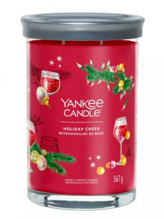detail Yankee Candle HOLIDAY CHEER, signature tumbler velký 567 g